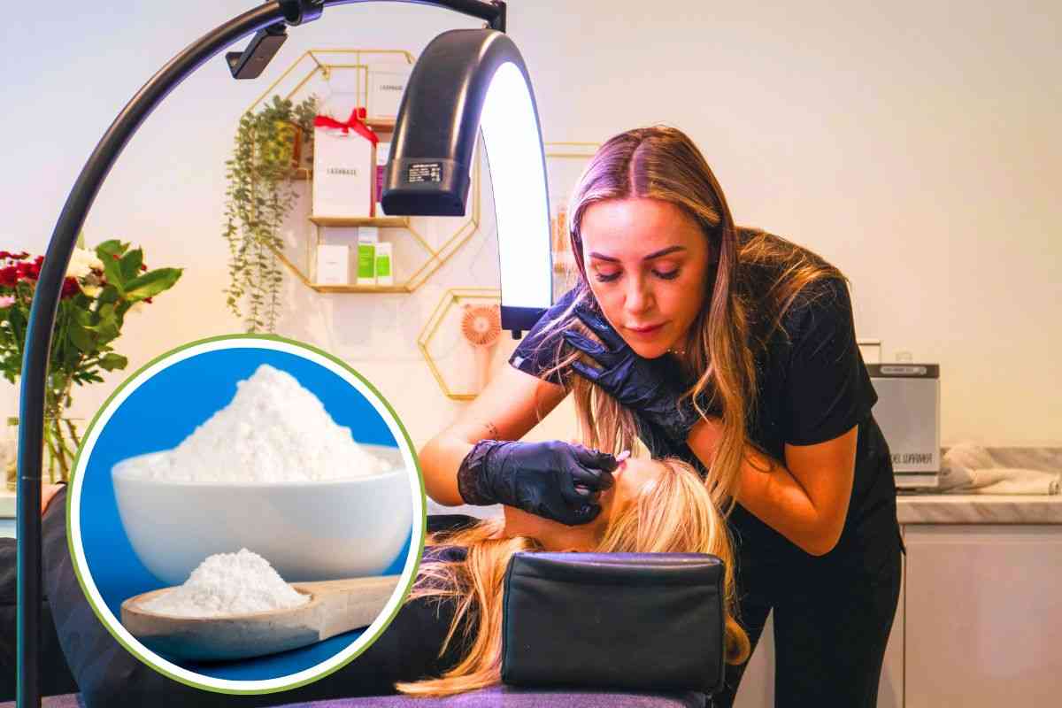 il bicarbonato per la cura della pelle