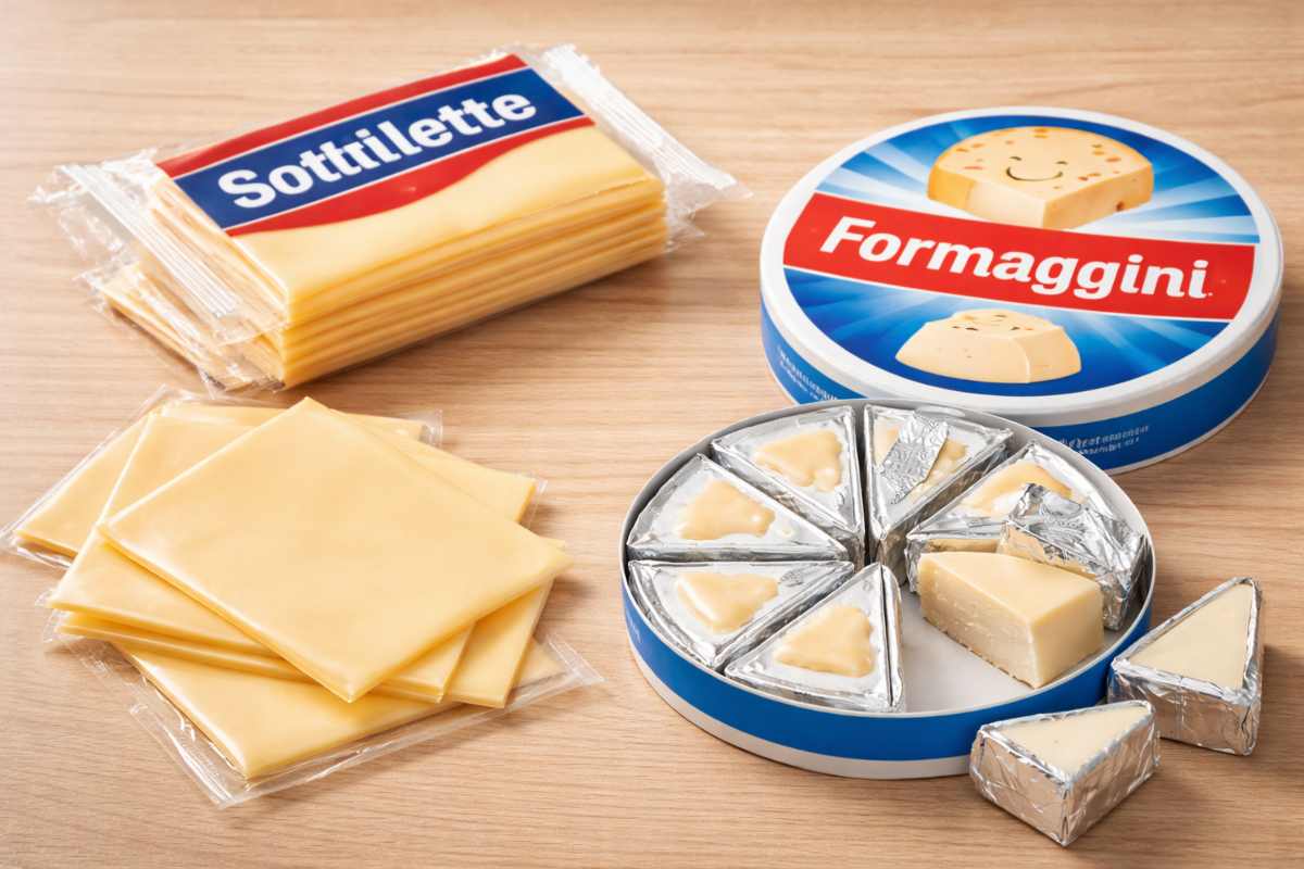 formaggini sottilette dannosi