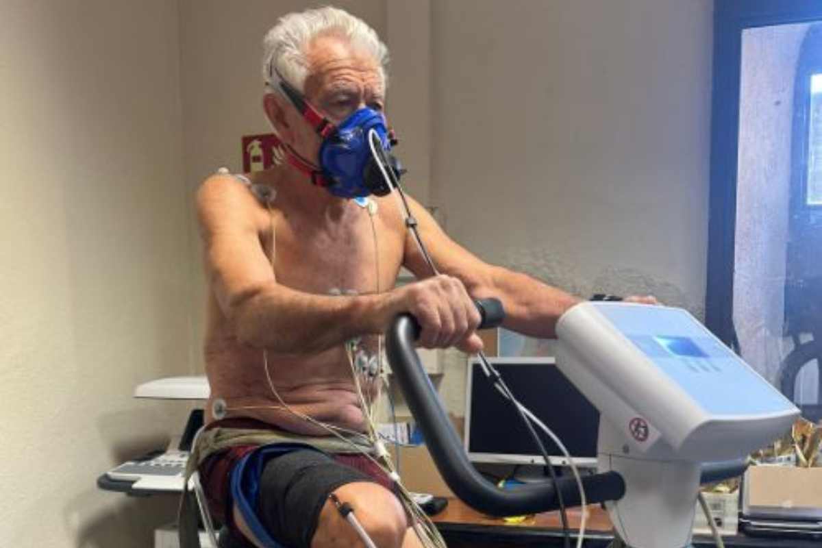 anziano con il corpo di un ventenne