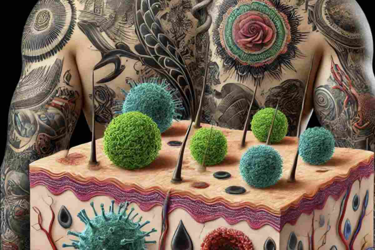 Un aspetto ancora più sorprendente riguarda il modo in cui la pelle tatuata può reagire ad altri stimoli, come i vaccini.